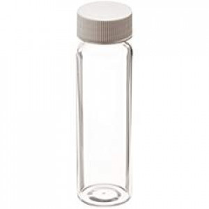 40mL Clear VOA Vial,Open Top Cap w/ 2pc Septa, B1,BC, L , Shrink Wrap w/ Cover (72/cs)