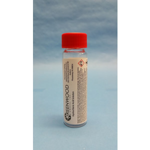 Preserved - 40ml Clear VOA Vial - (2PC) T/S Septa Red Cap - w/.5ml 1:1 HCL, Certified (72/cs)