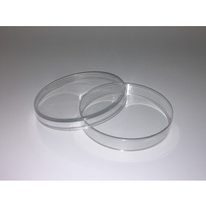 100mm x 15mm Polystyrene Petri Dish, Stackable, Sterile (20pk/500cs)