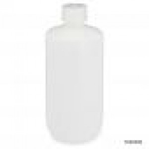 500ml Narrow Mouth Bottle, HDPE w/ PP 28-415 Closure, 500mL, Bulk Packed w/ Bottles & Caps Bagged Separately, 125/Case
