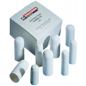 25 x 80mm Single Wall Cellulose Extraction Thimble (25/pk)