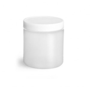 8oz Natural HDPE Straight Sided Jar Assembled w/70-400 F-217 Lined Cap,Certified (378/cs)