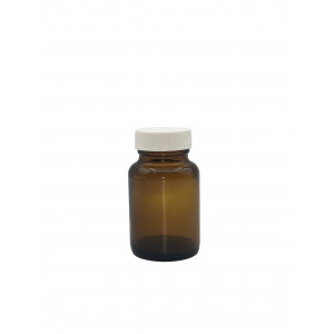 9oz Amber Glass SS Jar 70-400 (25/pack) - Liquid Bottles LLC