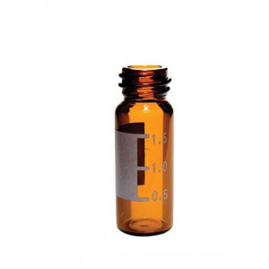 2.0mL Amber Screw Thread 10-425 Neck Target ID Vial {12x32mm} (100/pk)