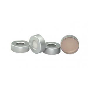 20mm Open Aluminum Seal with PTFE/Silicone Septa (100pk)