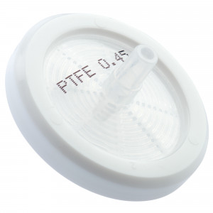 PTFE Syringe Filter, Diameter" 25mm, Pore Size: 45um,  Hydrophilic, (100/pk)