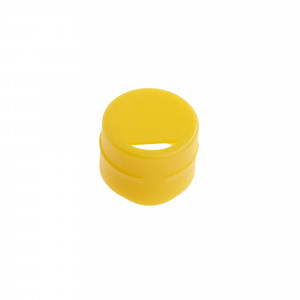 Cap Insert for NEW CryoCLEAR vials, Yellow, 100/Bag