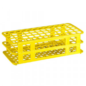 Rack, Tube, 25mm, 40-Place, PP, Yellow