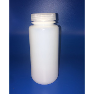 500ml SMART Natural HDPE Leakproof Wide Mouth Bottle w/53-415 Linerless Cap , Certified (125/cs)