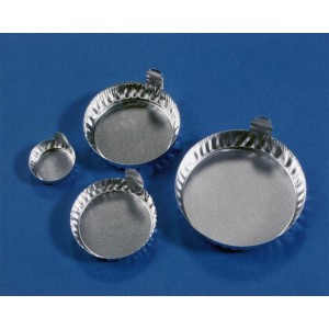 60mL Aluminum Weigh Dish w/Tab 57mm (1000/cs)