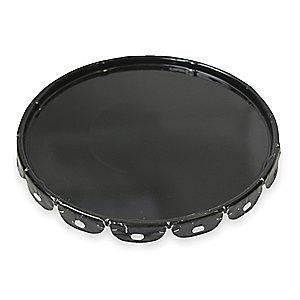 Black Unlined Steel Cover for 5 Gallon Pail