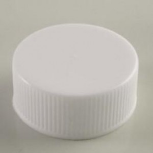 24-400 White PP F-217 lined cap