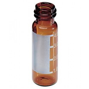 4mL Amber Screw Thread Vial, Graduated & Silanized (100 per pack)