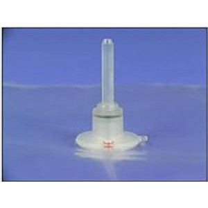0.6 Liter, 6" X 6" ALTEF Gas Sampling Bag with (1) Polypropylene Push/Pull Locking Combo Valve & (1) Grommet {each}