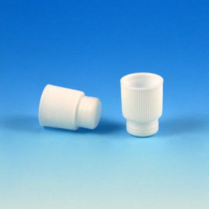 Cap, Plug, 16mm, High Grip, White, 1000/Unit