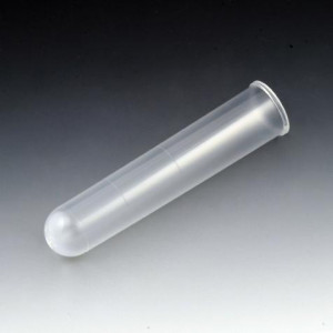 Test Tube, 16 x 75mm (8mL), PP, with Rim, 2500/Unit