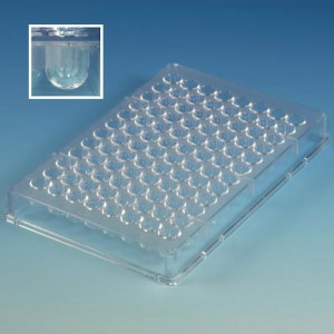 Microtest Plate, 96-Well, U-Bottom, PS, 50/Unit