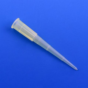 Pipette Tip, 1 - 200uL, Universal, Certified, Graduated, Yellow, 54mm, 96/Rack, 10 Racks/Unit