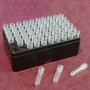 ELECSYS: Sample Tube in Rack, PP, for use with the Roche Elecsys 2010 analyzer, 60 Tubes/Rack, 60 Racks/Unit (3600)
