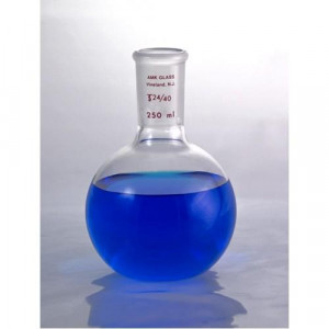 Flask, 125mL, Flat Bottom, 24/40 (Small) (ea)