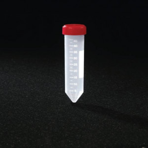 Centrifuge Tube, 50mL, with Separate Blue Screw Cap, Co-Polymer, Molded Graduations, 500/Unit