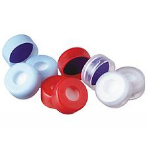 Clear Snap Cap w/PTFE/Silicone Pre-Slit (100/pk)