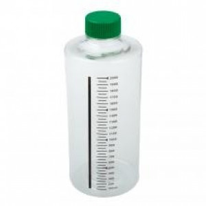 2L, 850cm Roller Bottle, Tissue Culture Treated, Printed Graduations, Non-Vented Cap, Sterile (12/cs)