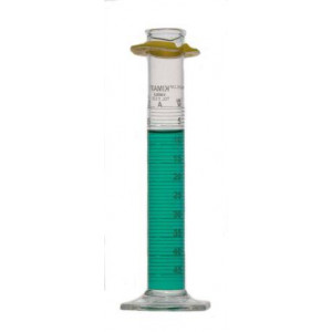 50mL Class A cylinder w/ Reverse Graduations (6/cs)