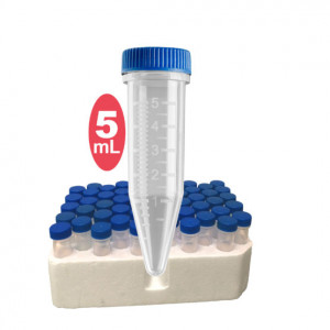 Non-sterile Five-O™ 5mL tubes w/ screw caps packed separately (500/cs)