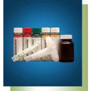 (1)-40ml clear voa vials w/5ml methanol (2)-40ml clear voa vial w/5ml DI-Water stir bar (1)- 2oz Clear Wide Mouth Jar w/ 53-400 Teflon lined cap (1) 5gram Terra Core /vials put into 2 zip lock bags then 6x8 bubble bag All voa vials tare weighed (50/cs)